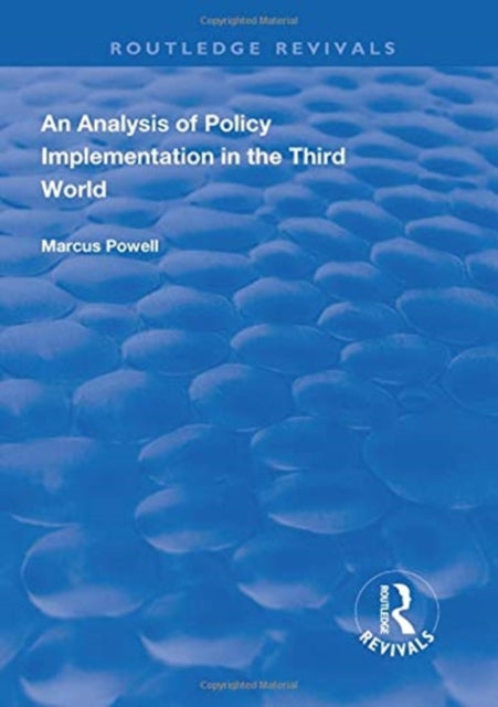 Book cover of: Analysis of Policy Implementation in the Third World. By: Marcus Powell
