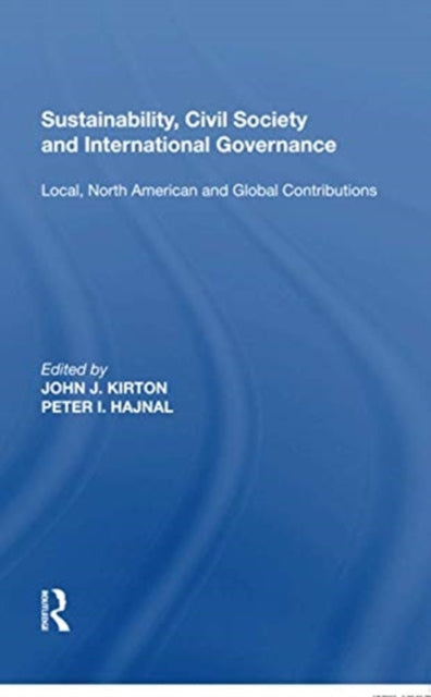 Book cover of: Sustainability, Civil Society and International Governance