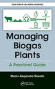 Book cover of: Managing Biogas Plants. By: Mario Alejandro Rosato