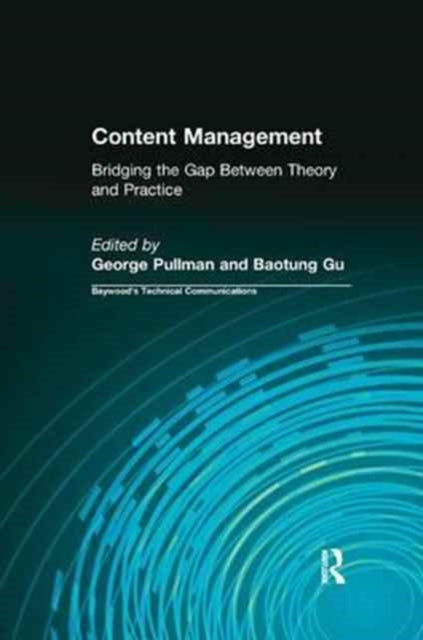 Book cover of: Content Management. By: George Pullman
