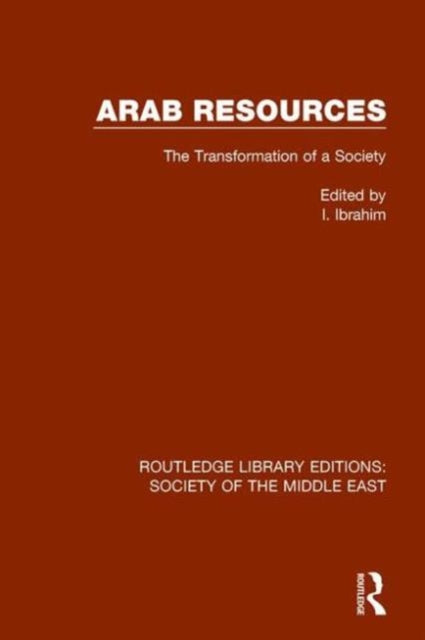 Book cover of: Arab Resources. By: I. Ibrahim