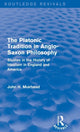 Book cover of: Platonic Tradition in Anglo-Saxon Philosophy. By: John H. Muirhead