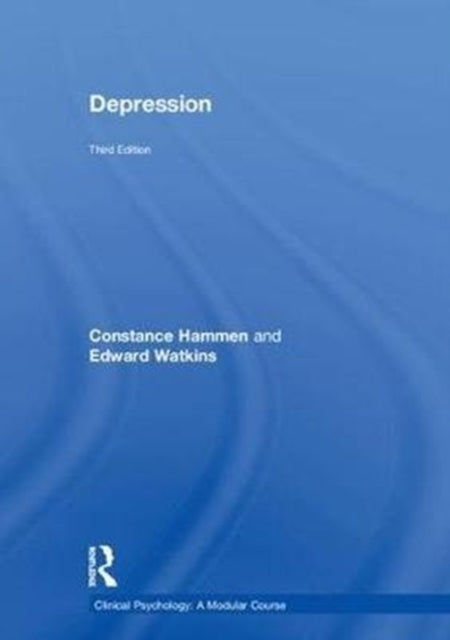 Book cover of: Depression. By: Constance L. Hammen