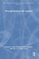 Book cover of: Pronunciaciones del espanol. By: Donald N. Tuten