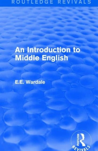 Book cover of: Introduction to Middle English. By: E. E. Wardale