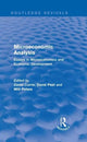 Book cover of: Microeconomic Analysis (Routledge Revivals). By: David Currie