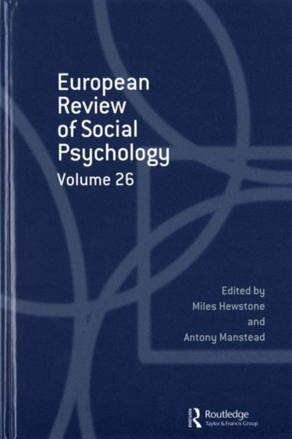 Book cover of: European Review of Social Psychology: Volume 26. By: Miles Hewstone
