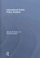 Book cover of: International Public Policy Analysis. By: George Guess