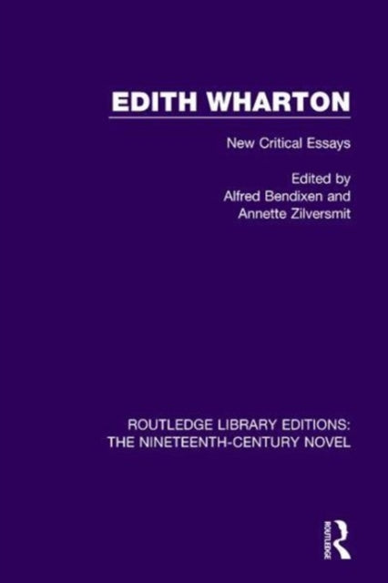 Book cover of: Edith Wharton. By: Alfred Bendixen