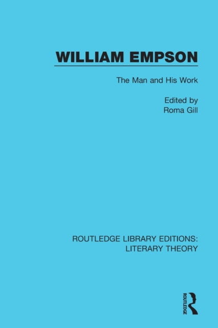 Book cover of: William Empson. By: Roma Gill