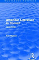 Book cover of: American Literature in Context. By: Ann Massa