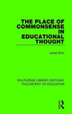 Book cover of: Place of Commonsense in Educational Thought. By: Lionel Elvin