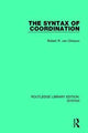 Book cover of: Syntax of Coordination. By: Robert R. van Oirsouw