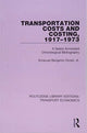 Book cover of: Transportation Costs and Costing, 1917-1973. By: Ocran, Jr., Emanuel Benjamin
