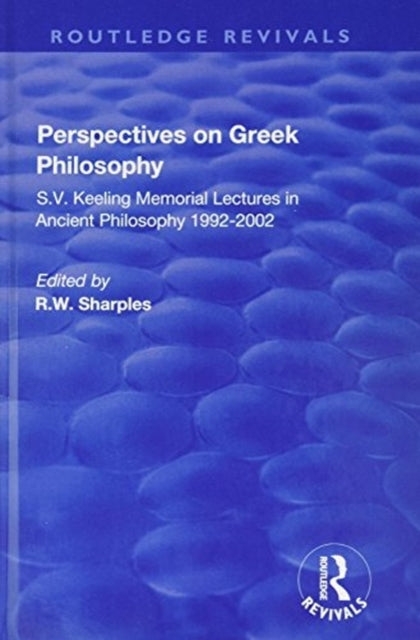 Book cover of: Perspectives on Greek Philosophy. By: R. W. Sharples
