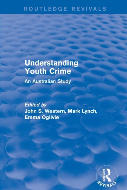 Book cover of: Understanding Youth Crime. By: John S. Western