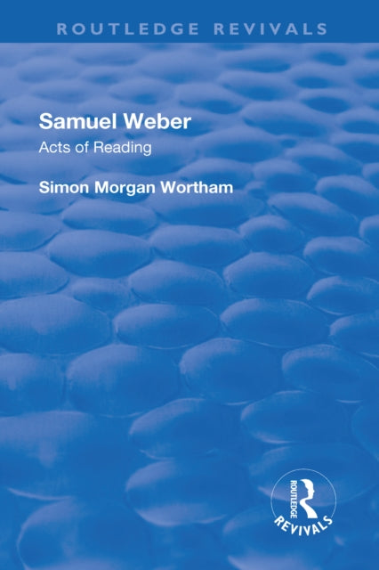 Book cover of: Samuel Weber