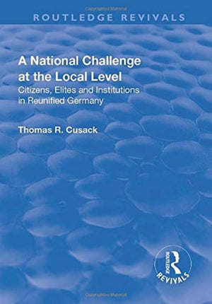A National Challenge at the Local Level