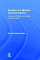 Book cover of: Answers for Modern Communicators. By: Deirdre Breakenridge