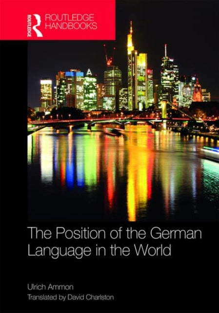 Book cover of: Position of the German Language in the World. By: Ulrich Ammon