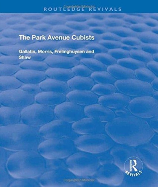 Book cover of: Park Avenue Cubists. By: Robert S. Lubar