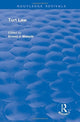 Book cover of: Tort Law. By: Ernest J. Weinrib