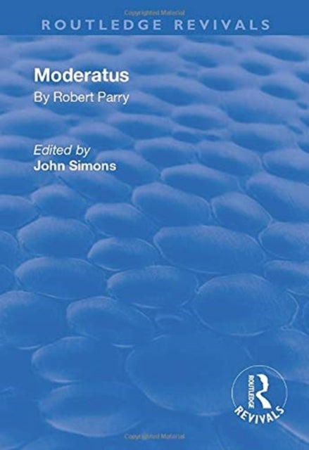 Book cover of: Moderatus. By: John Simons