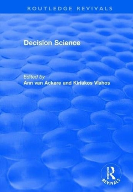 Book cover of: Decision Science. By: Ann Van Ackere