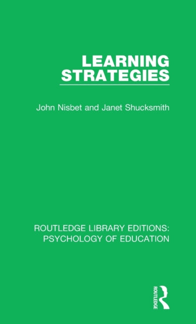 Book cover of: Learning Strategies. By: John Nisbet