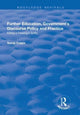Book cover of: Further Education, Government's Discourse Policy and Practice. By: Sandy Cripps