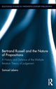 Book cover of: Bertrand Russell and the Nature of Propositions. By: Samuel Lebens