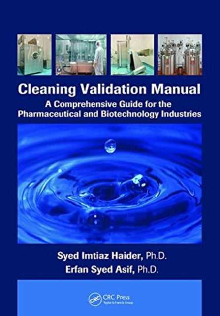 Book cover of: Cleaning Validation Manual. By: Syed Imtiaz Haider