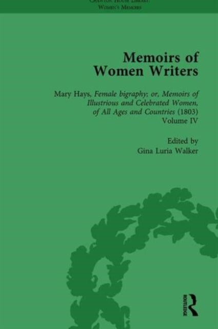 Book cover of: Memoirs of Women Writers, Part III vol 8. By: Gina Luria Walker