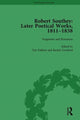 Book cover of: Robert Southey: Later Poetical Works, 1811–1838 Vol 4. By: Tim Fulford