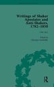 Book cover of: Writings of Shaker Apostates and Anti-Shakers, 1782-1850. By: Christian Goodwillie
