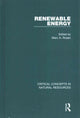 Book cover of: Renewable Energy. By: Marc A. Rosen