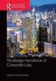 Book cover of: Routledge Handbook of Corporate Law. By: Roman Tomasic