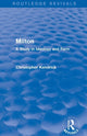 Book cover of: Milton (Routledge Revivals). By: Christopher Kendrick