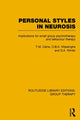 Book cover of: Personal Styles in Neurosis (RLE: Group Therapy). By: T. M. Caine