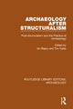Book cover of: Archaeology After Structuralism. By: Ian Bapty