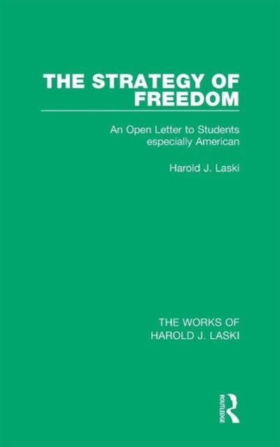 Book cover of: Strategy of Freedom (Works of Harold J. Laski). By: Harold Joseph Laski