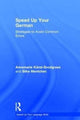Book cover of: Speed Up Your German. By: Annemarie Künzl-Snodgrass