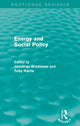Book cover of: Energy and Social Policy (Routledge Revivals). By: Jonathan Bradshaw
