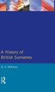 Book cover of: History of British Surnames. By: Richard Mckinley