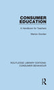 Book cover of: Consumer Education (RLE Consumer Behaviour). By: Marion Giordan