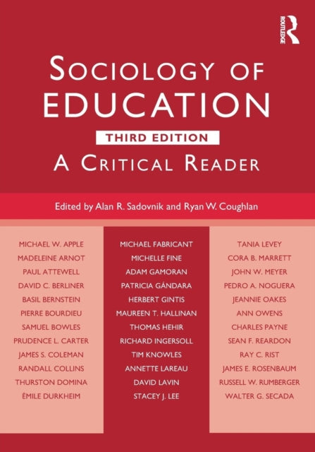 Book cover of: Sociology of Education