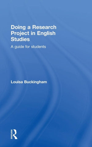 Doing a Research Project in English Studies