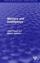 Book cover of: Memory and Intelligence (Psychology Revivals). By: Jean Piaget