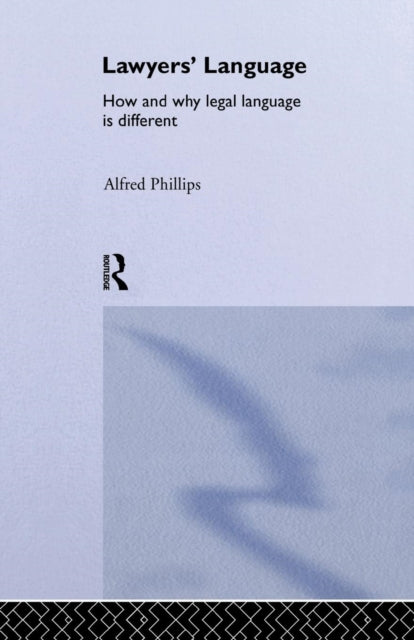 Book cover of: Lawyers' Language. By: Alfred Phillips
