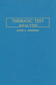 Book cover of: Thematic Test Analysis. By: E. S. Shneidman